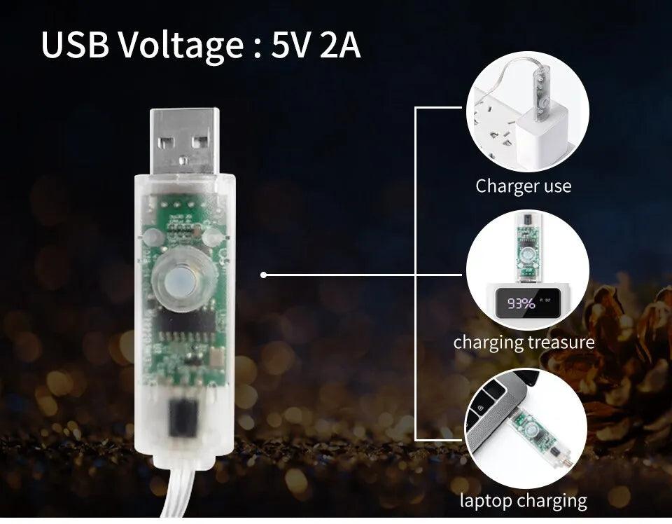 Smart Light For Decoration Tree - Solar Flame Torch