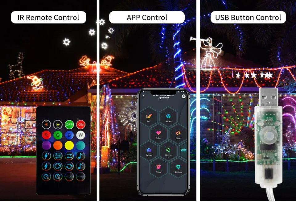 Smart Light For Decoration Tree - Solar Flame Torch