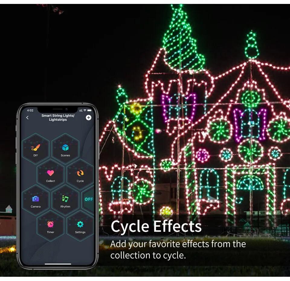 Smart Light For Decoration Tree - Solar Flame Torch